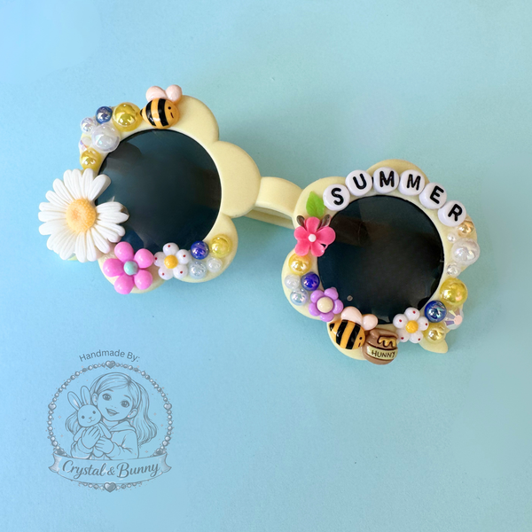 Daisies and Bee Sunglasses